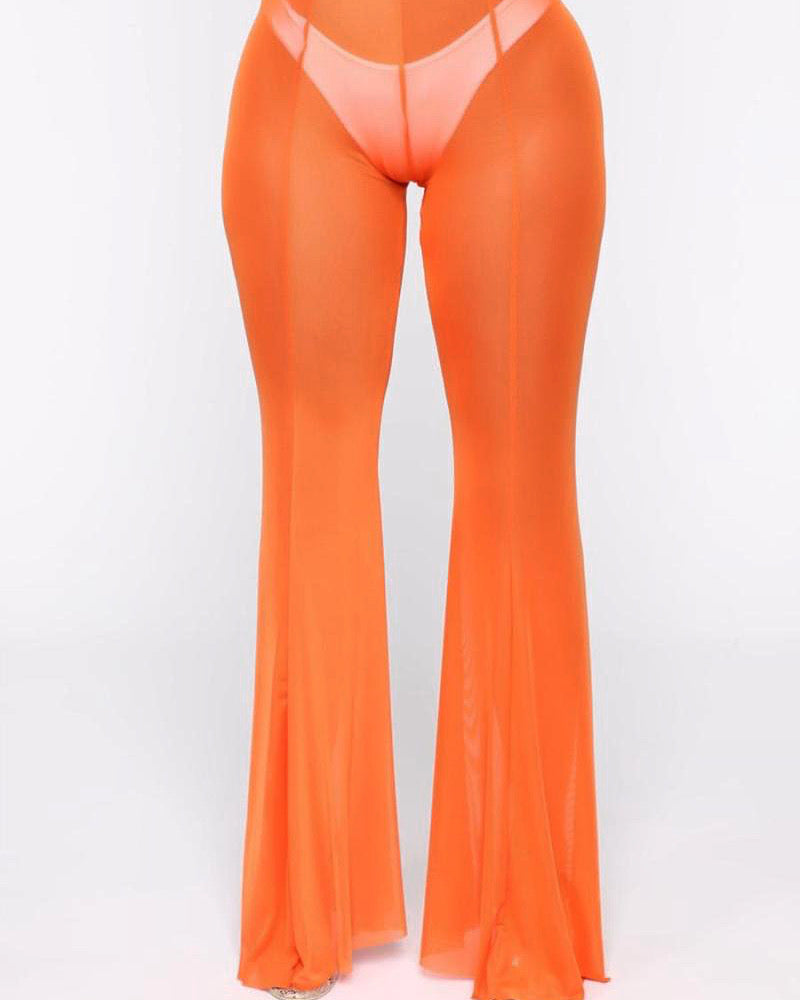 The Pick Me Cover Pants Orange