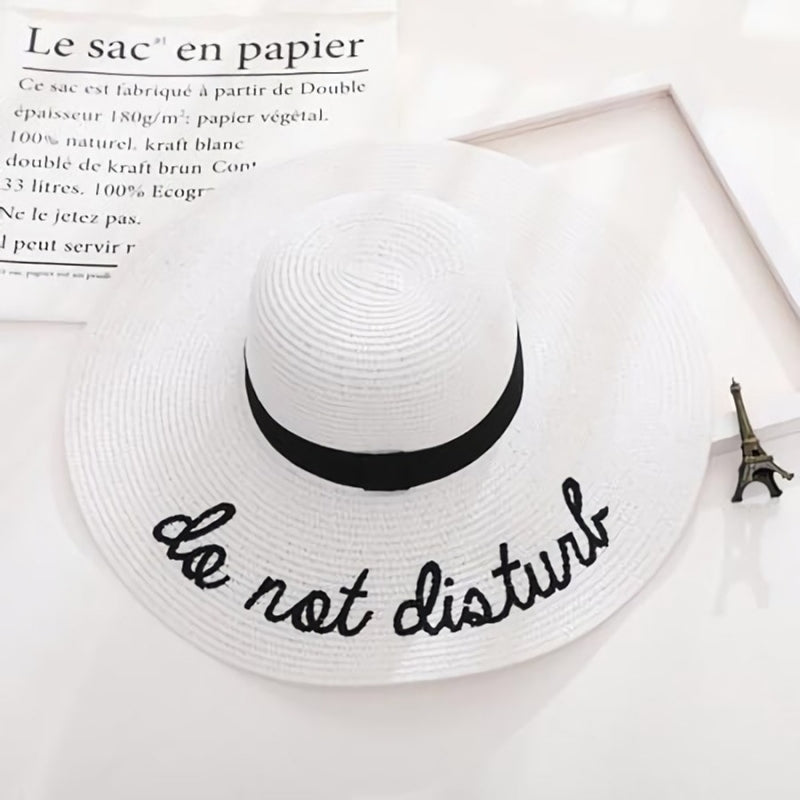 Do Not Disturb Hat White