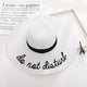 Do Not Disturb Hat White