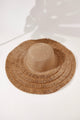 Tassel Beach Hat Brown