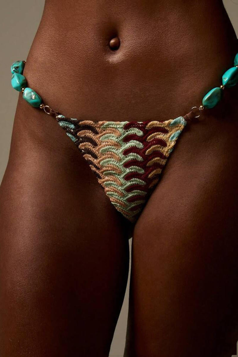 CLOVER Brown/Aqua
