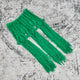 Drawstring Crochet Skirt Green
