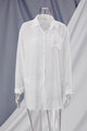 Beach Cover Blouse White