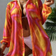 Tie Dye Cover Shirt Pink/Orange Combo